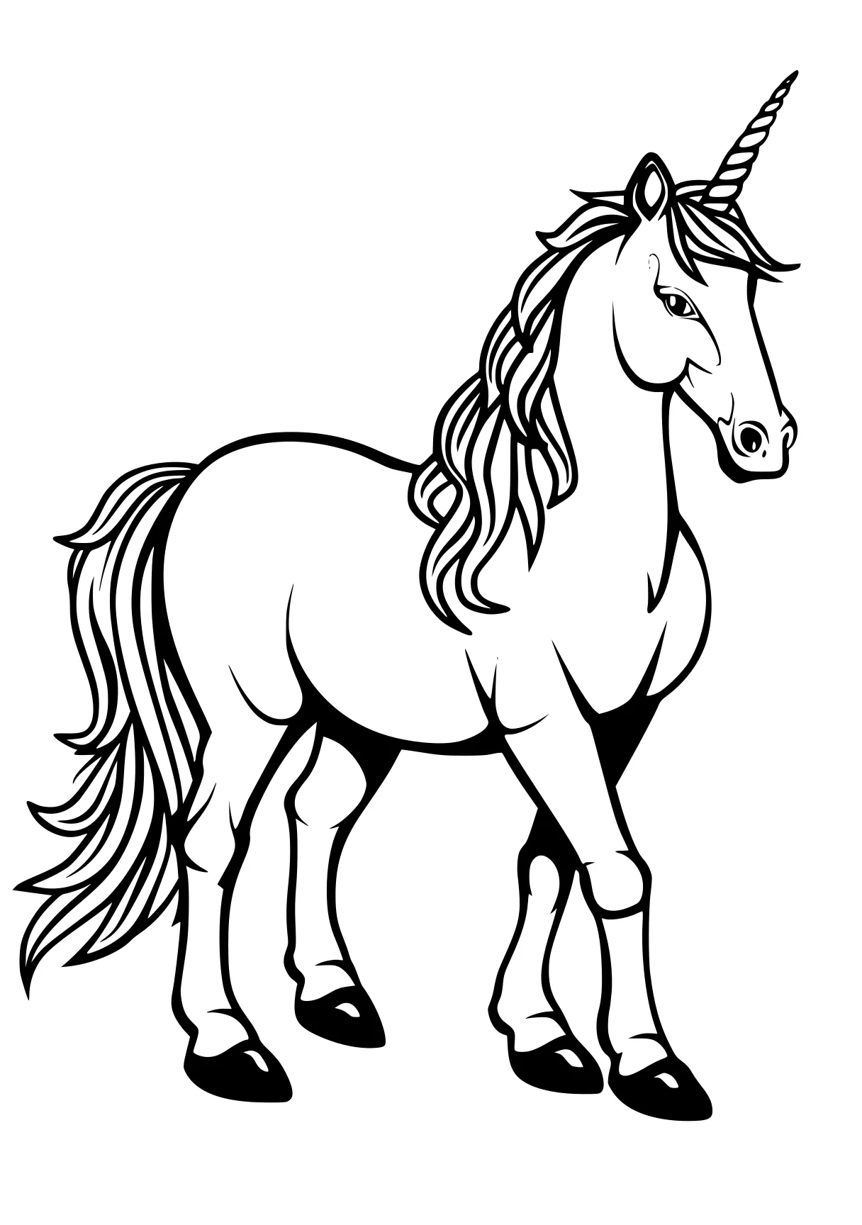 unicorn coloring pages free horse, unicorn, pony, pegasus, mlp, page downloads