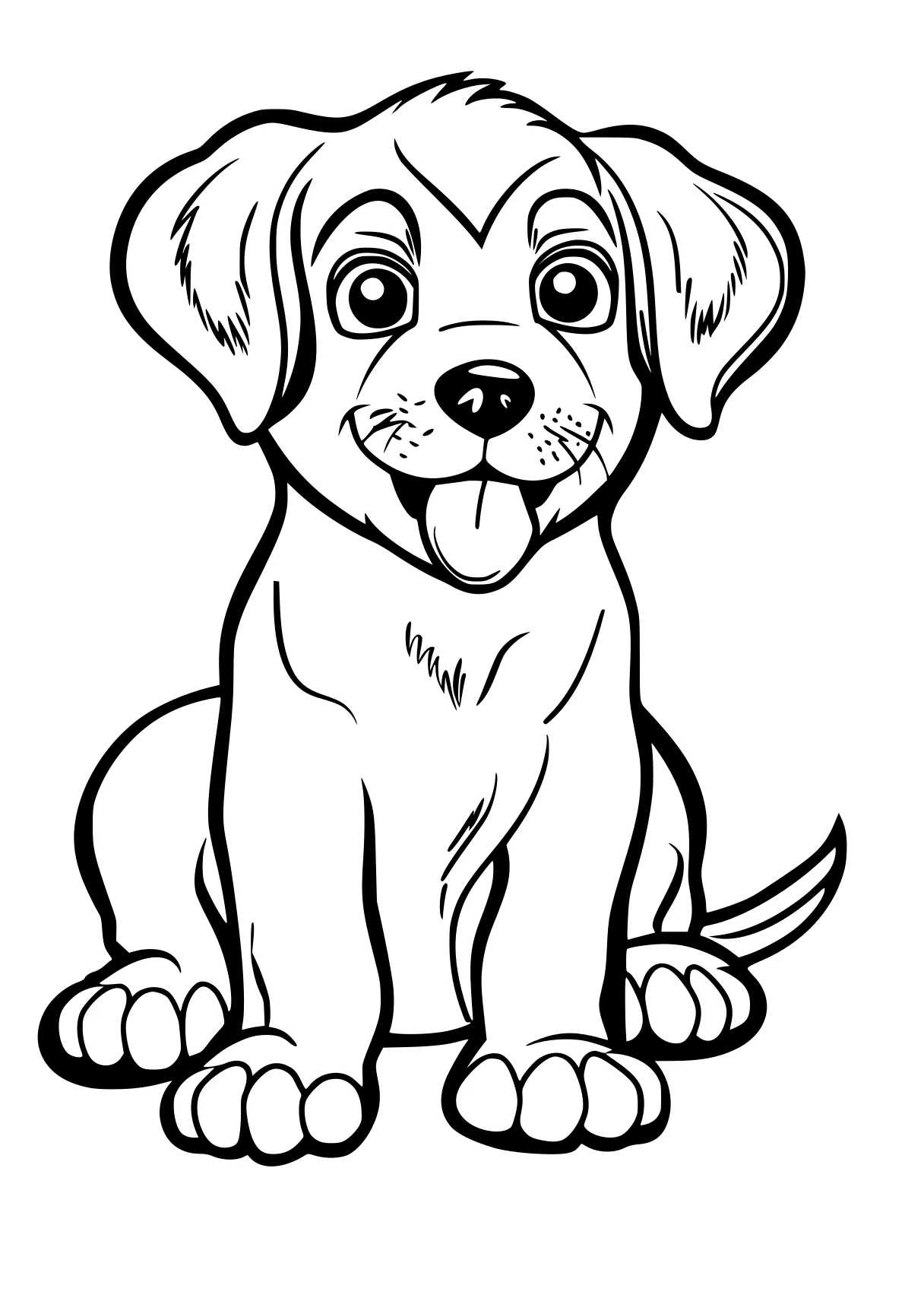 dog coloring pages printable puppy, retriever, dog, illustrator, bulldog, free page downloads