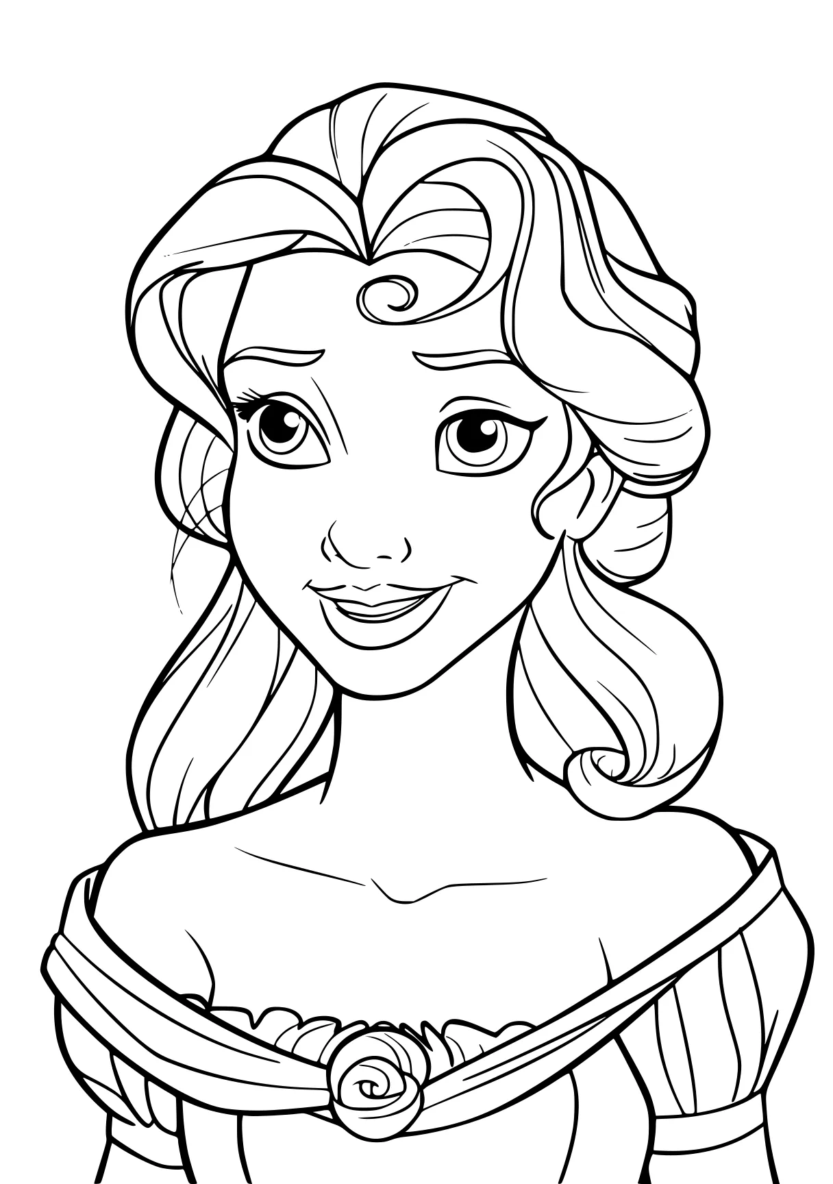 disney princess coloring pages rapunzel, jasmine, elsa, free page downloads