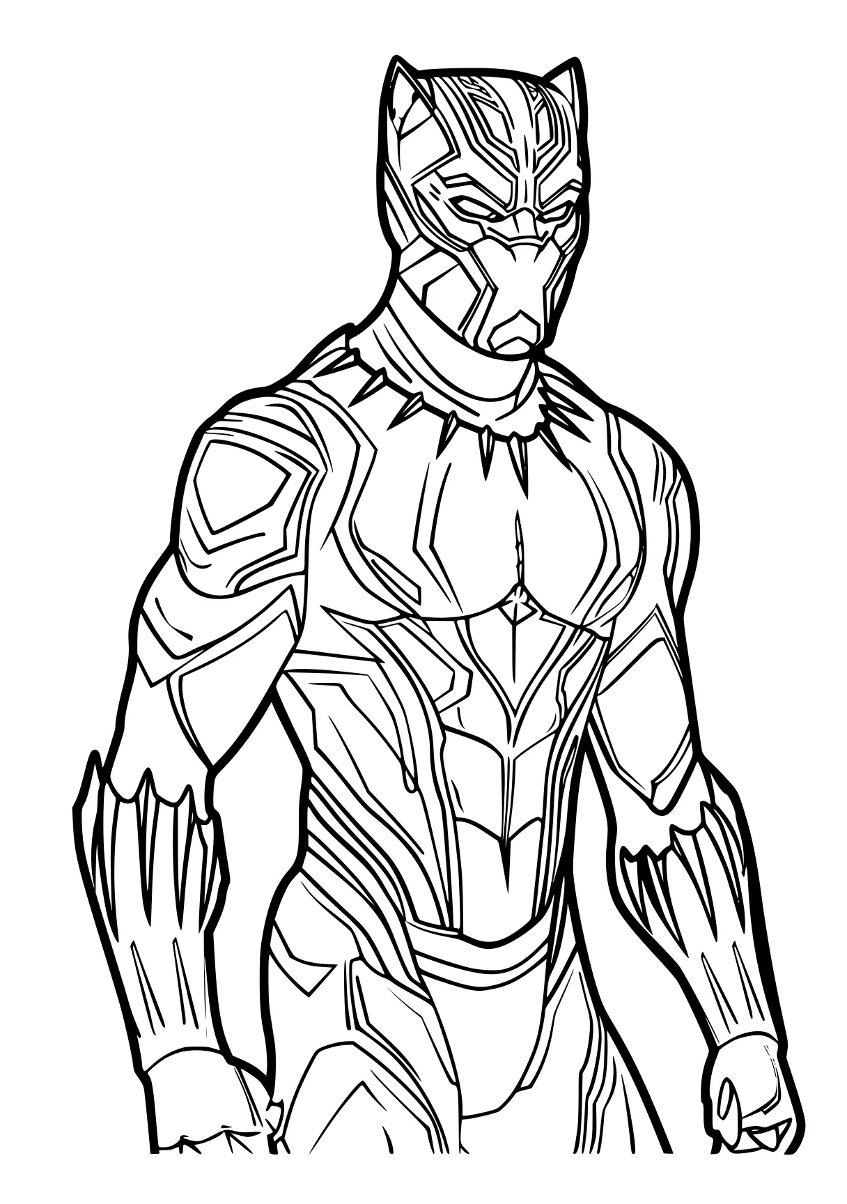 black panther coloring page ultraman, frieza, jiren, lines, silver, free downloads