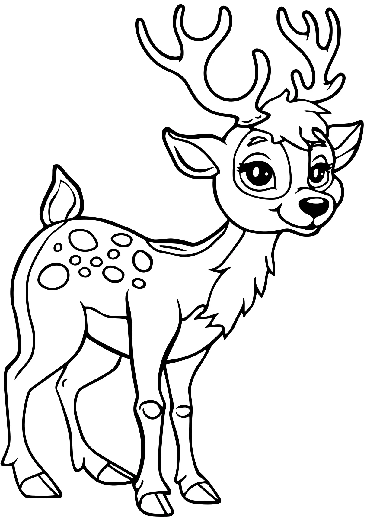 rudolph coloring pages deer, reindeer, rudolph, bambi, free page downloads