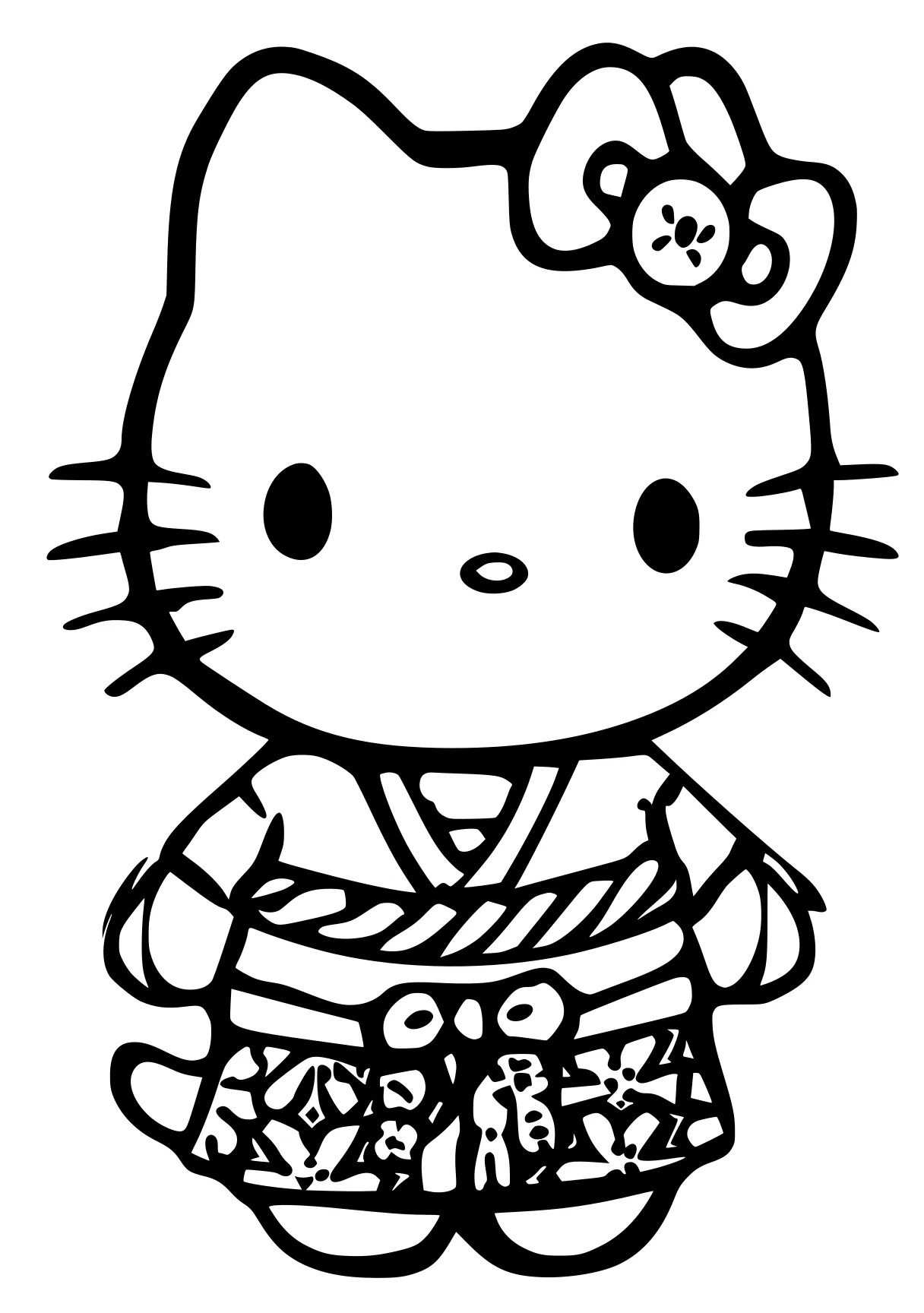 hello kitty coloring sheet sanrio, kitty, chibi, cinnamoroll, japanese, free page downloads