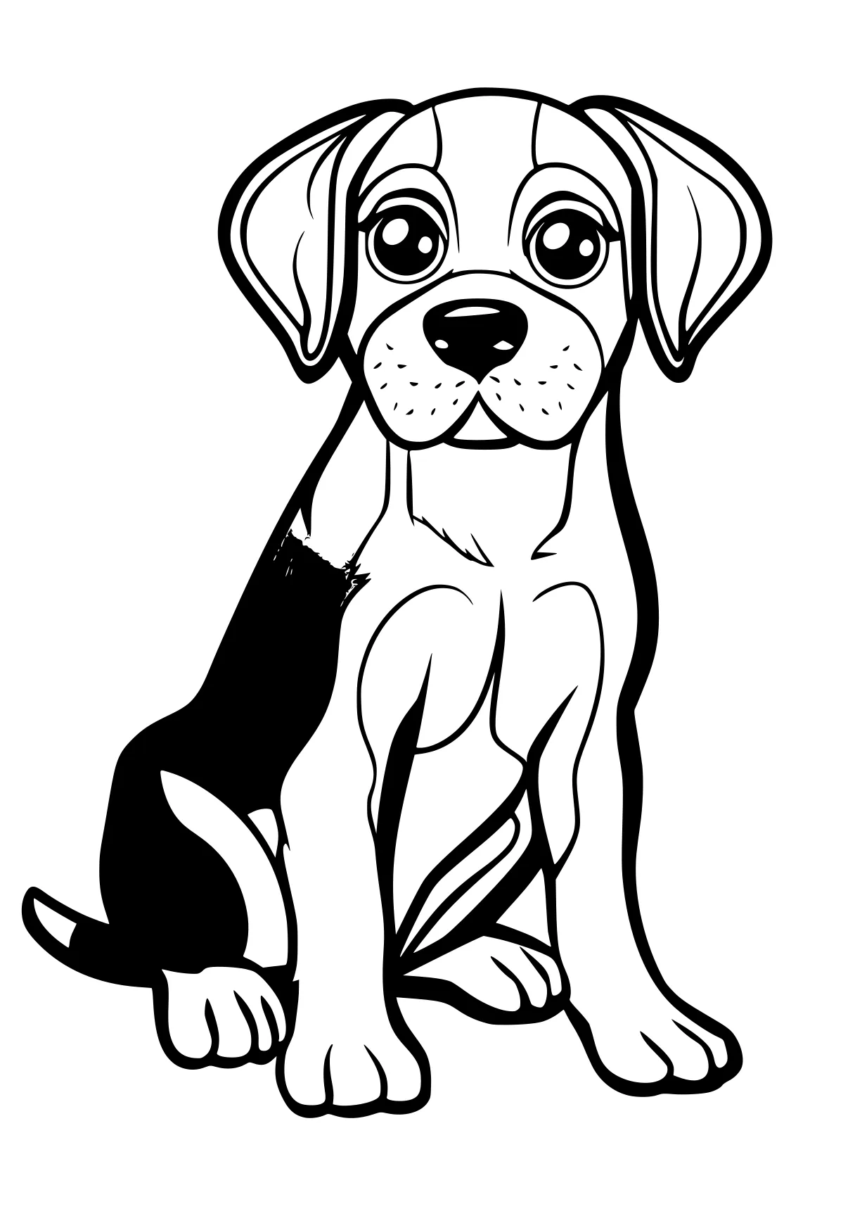 dog coloring pages printable retriever, puppy, illustrator, paw, dog, free page downloads