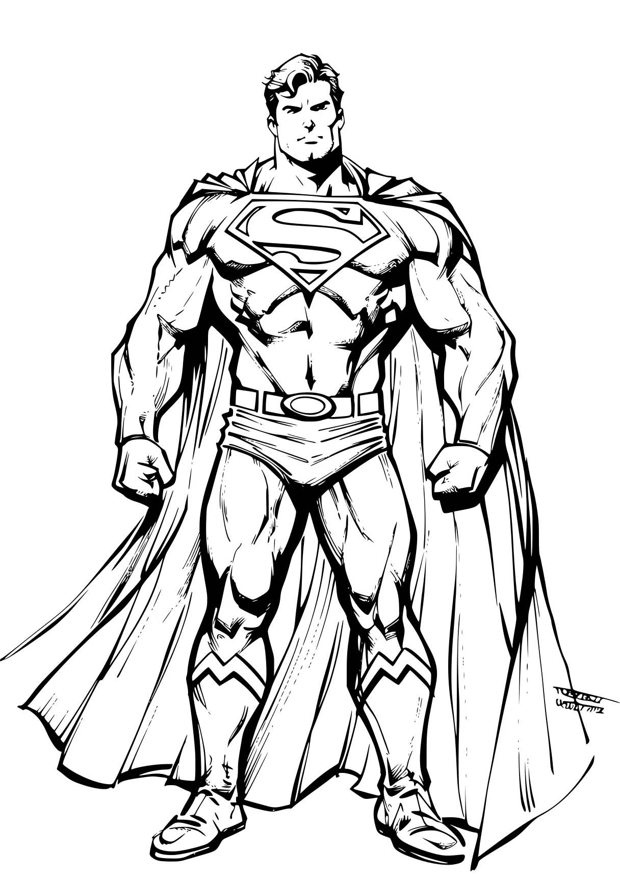 superman coloring page superman, superhero, pencils, jiren, batman, free downloads