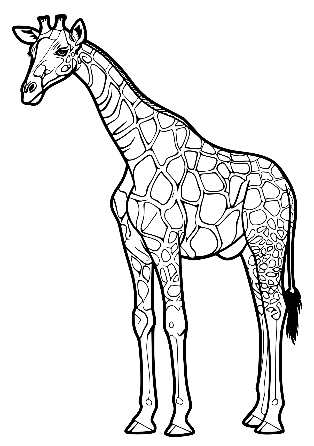 giraffe coloring brachiosaurus, giraffe, llama, camel, horse, free page downloads