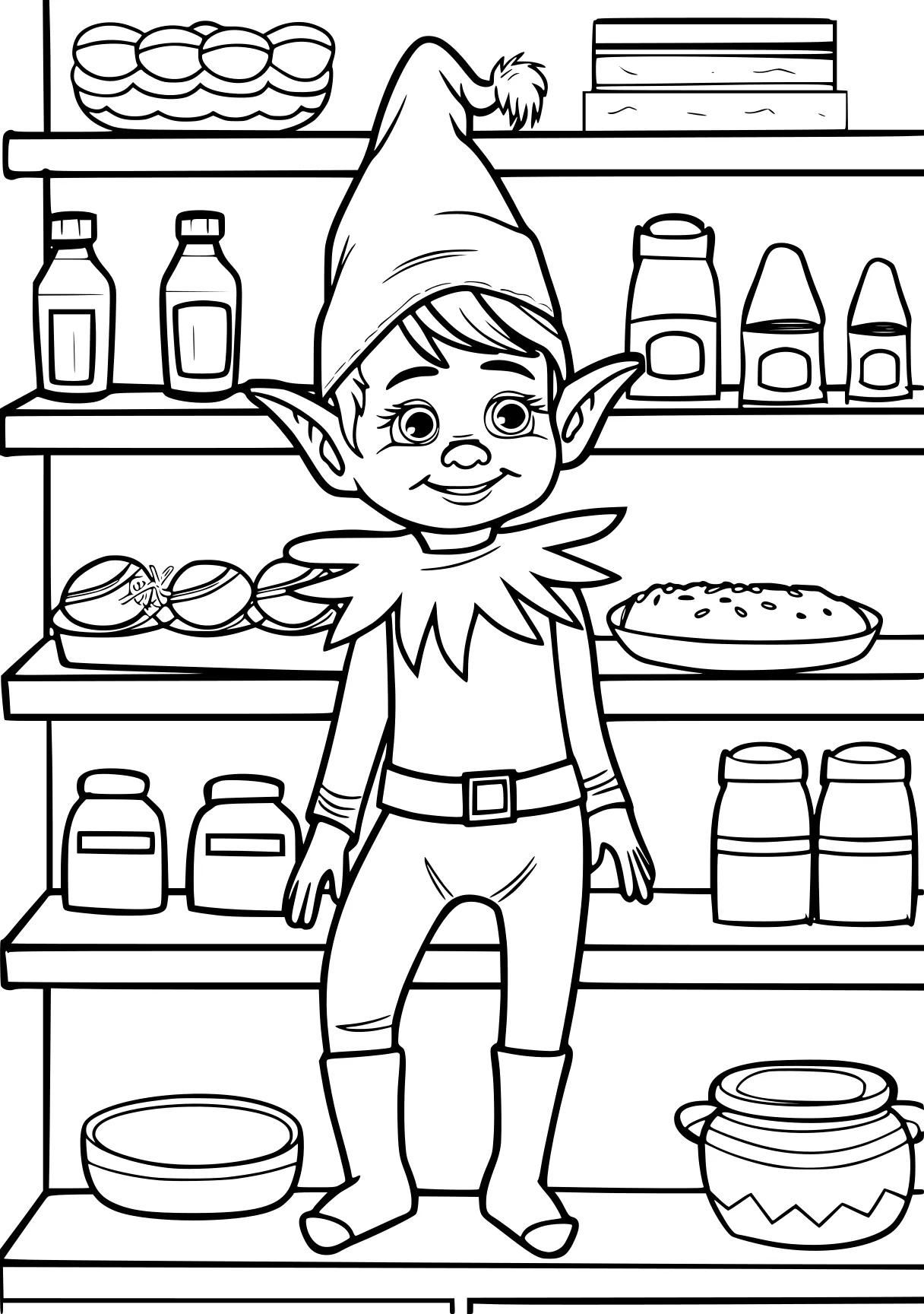 elf on the shelf coloring pages elf, boboiboy, commercial, free page downloads