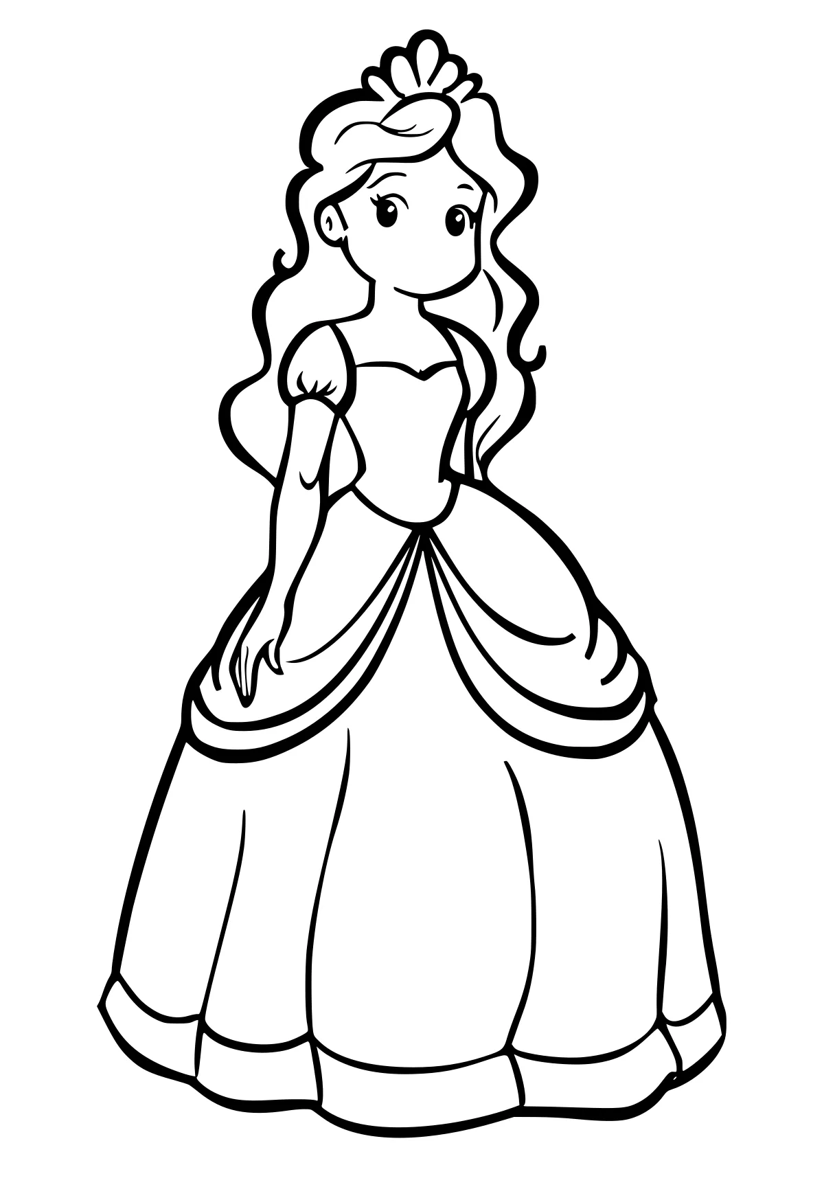 princess coloring pages cinderella, rapunzel, rosalina, jasmine, belle, free page downloads