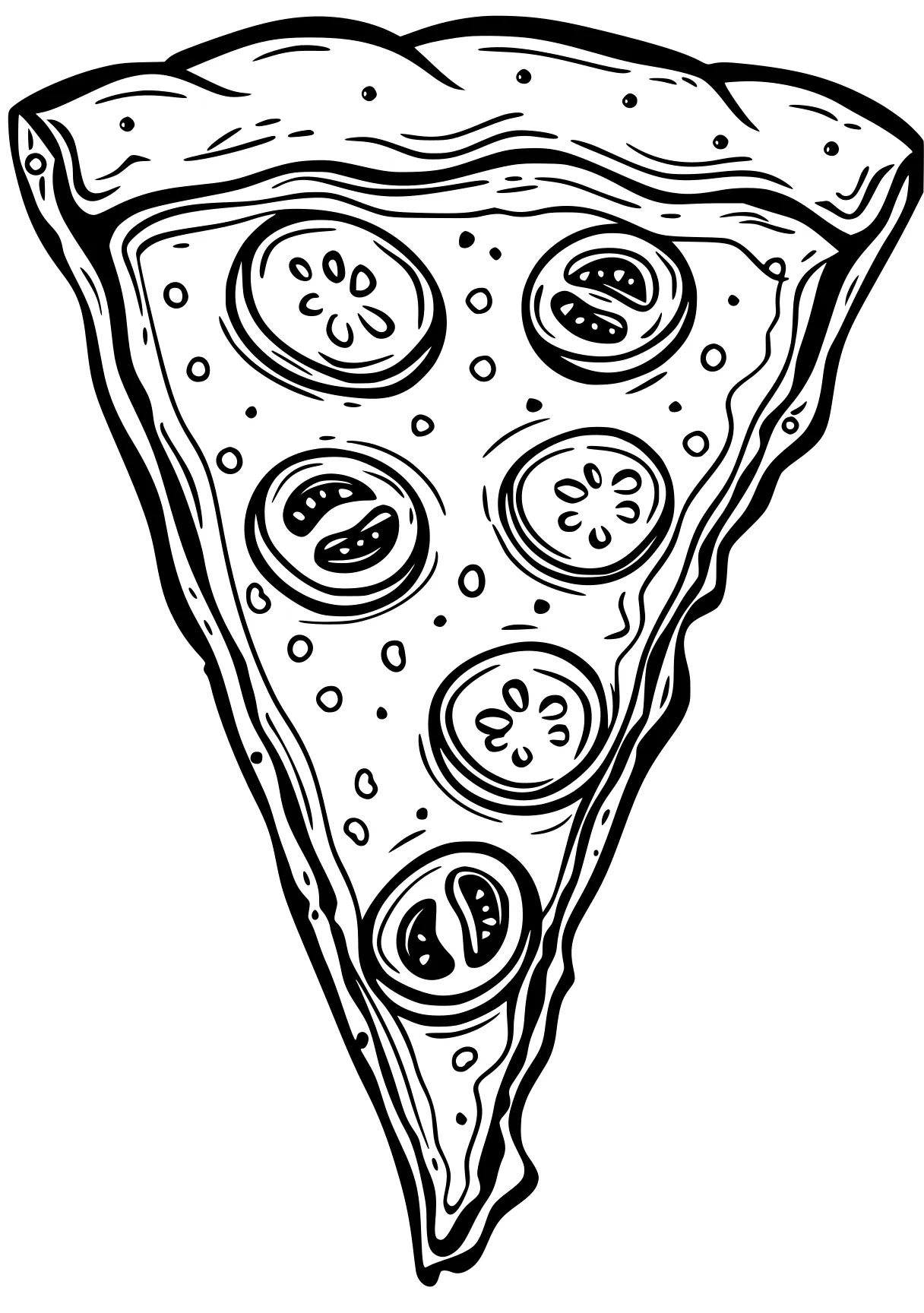 pizza coloring page pizza, food, foods, dot, hungry, free downloads