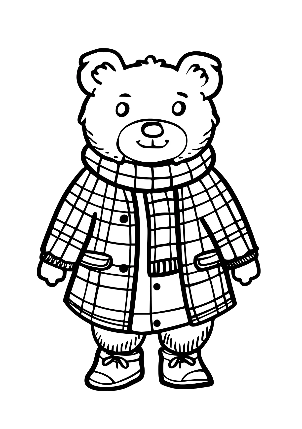 preppy coloring page bear, teddy, pooh, winnie, arthur, free downloads