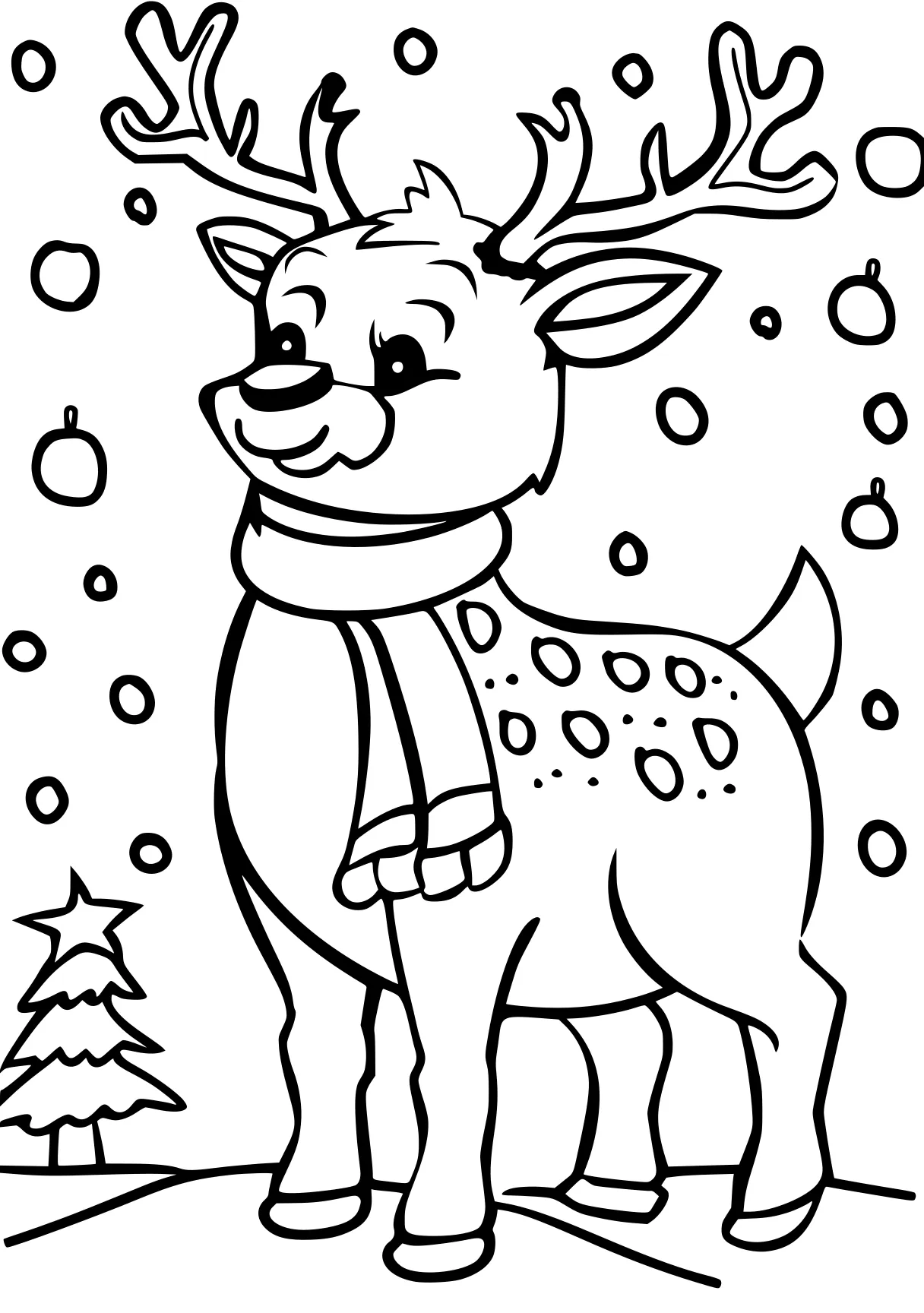 free christmas coloring sheets rudolph, reindeer, deer, page downloads