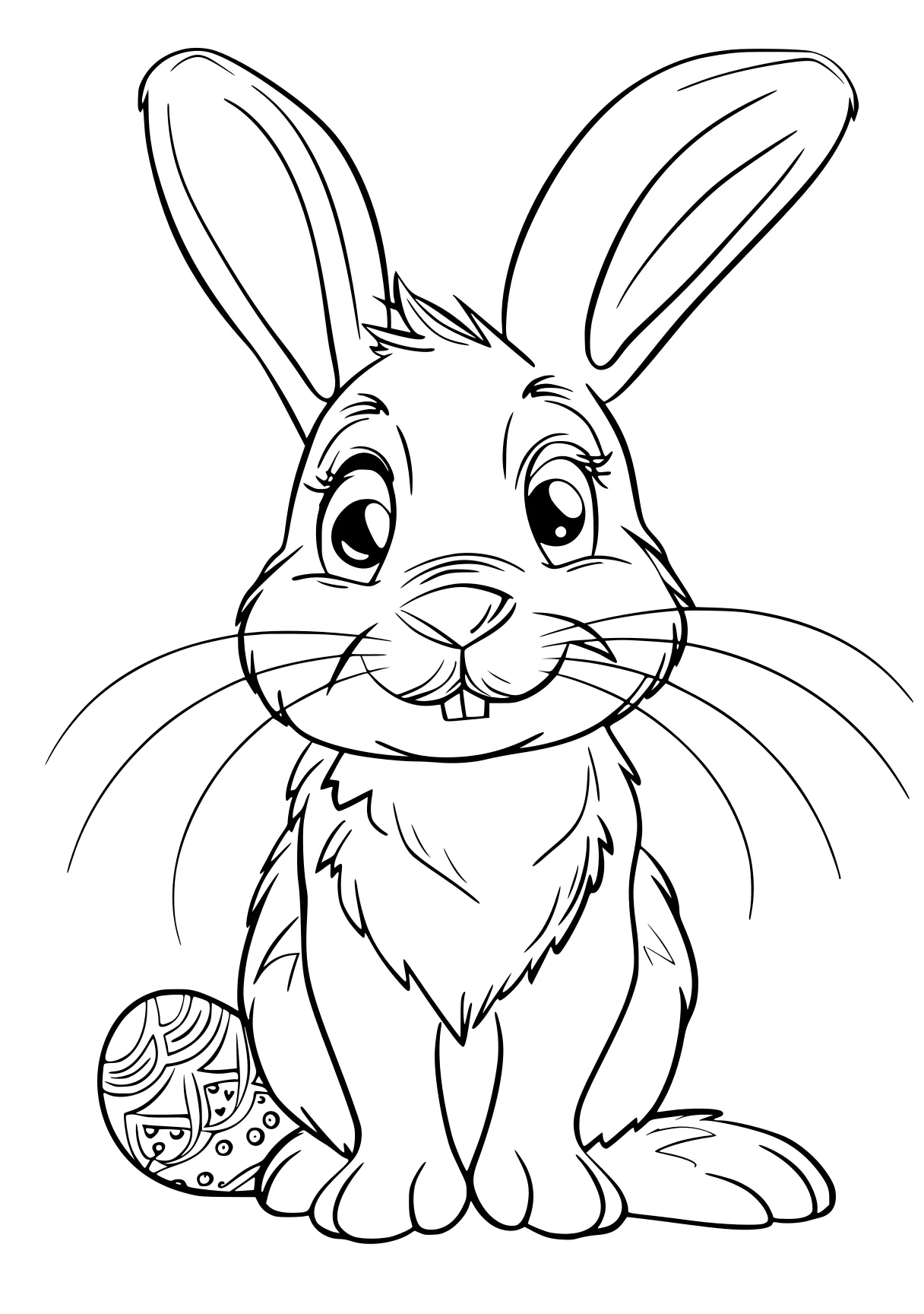 easter bunny coloring page rabbit, zootopia, bunny, scorbunny, carrot, free downloads