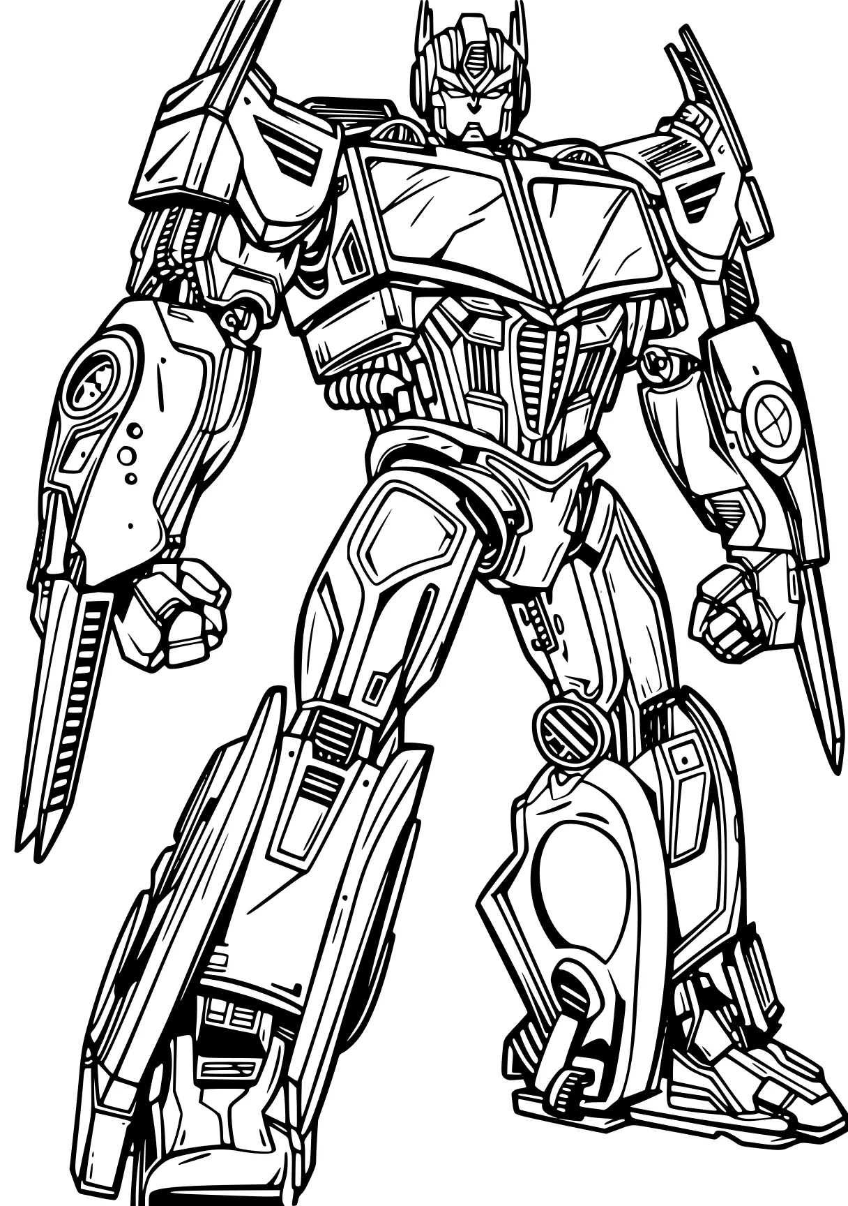 transformers coloring pages optimus, megatron, gundam, mandalorian, mechamato, free page downloads