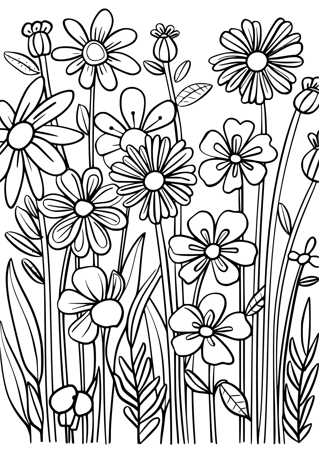 spring coloring, colouring, printables, pattern, free page downloads