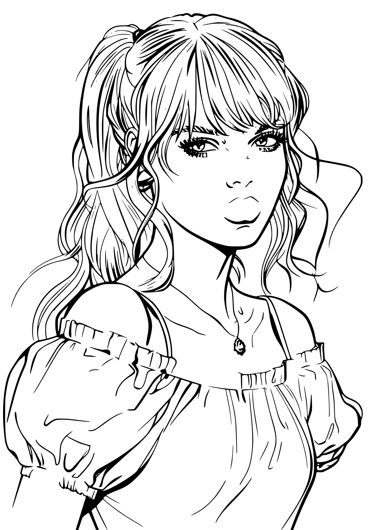 taylor swift coloring pages girl, illustrator, witchy, lady, alice, free page downloads