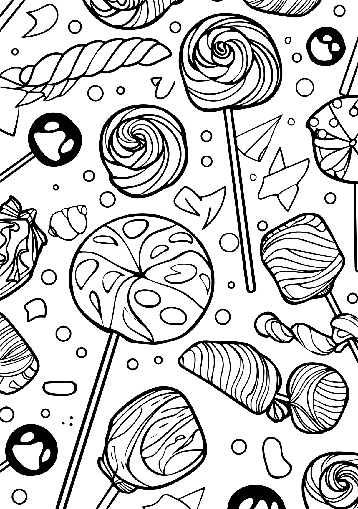 candy coloring page, zentangle, printables, snail, free downloads