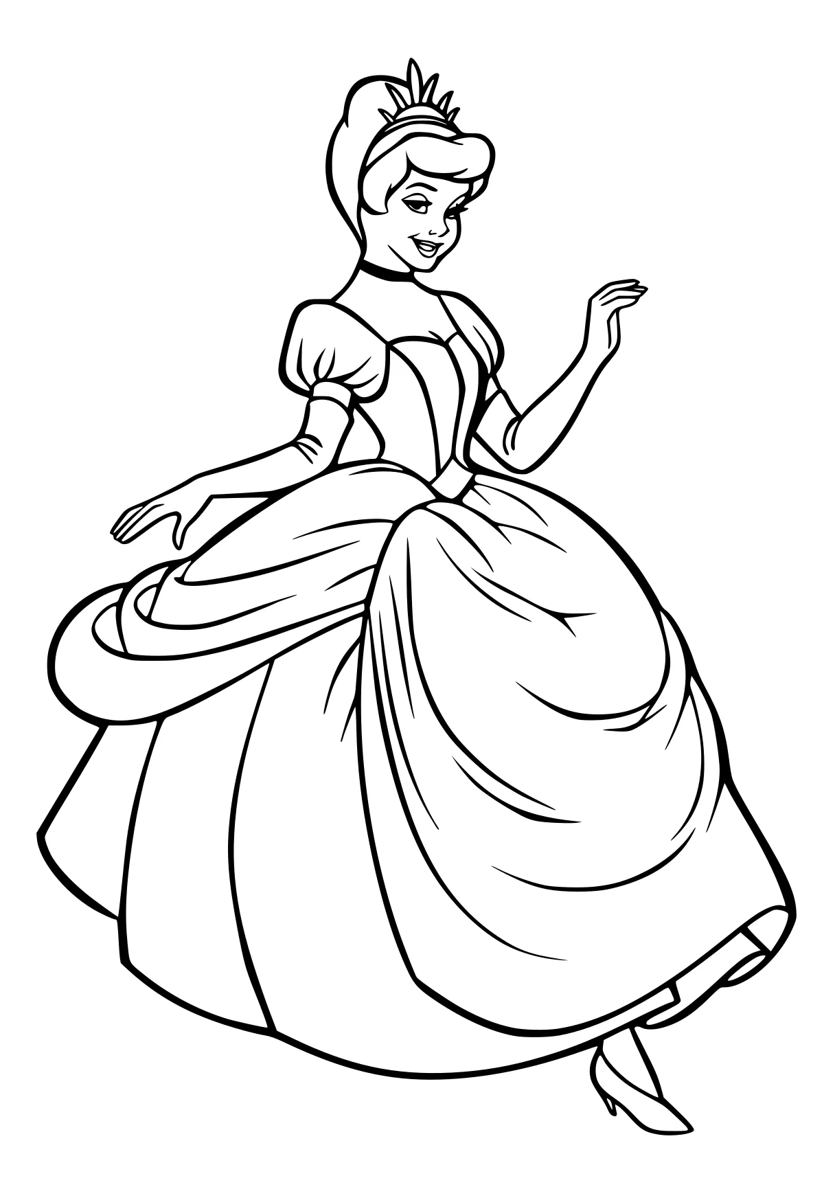 cinderella coloring cinderella, belle, tiana, free page downloads