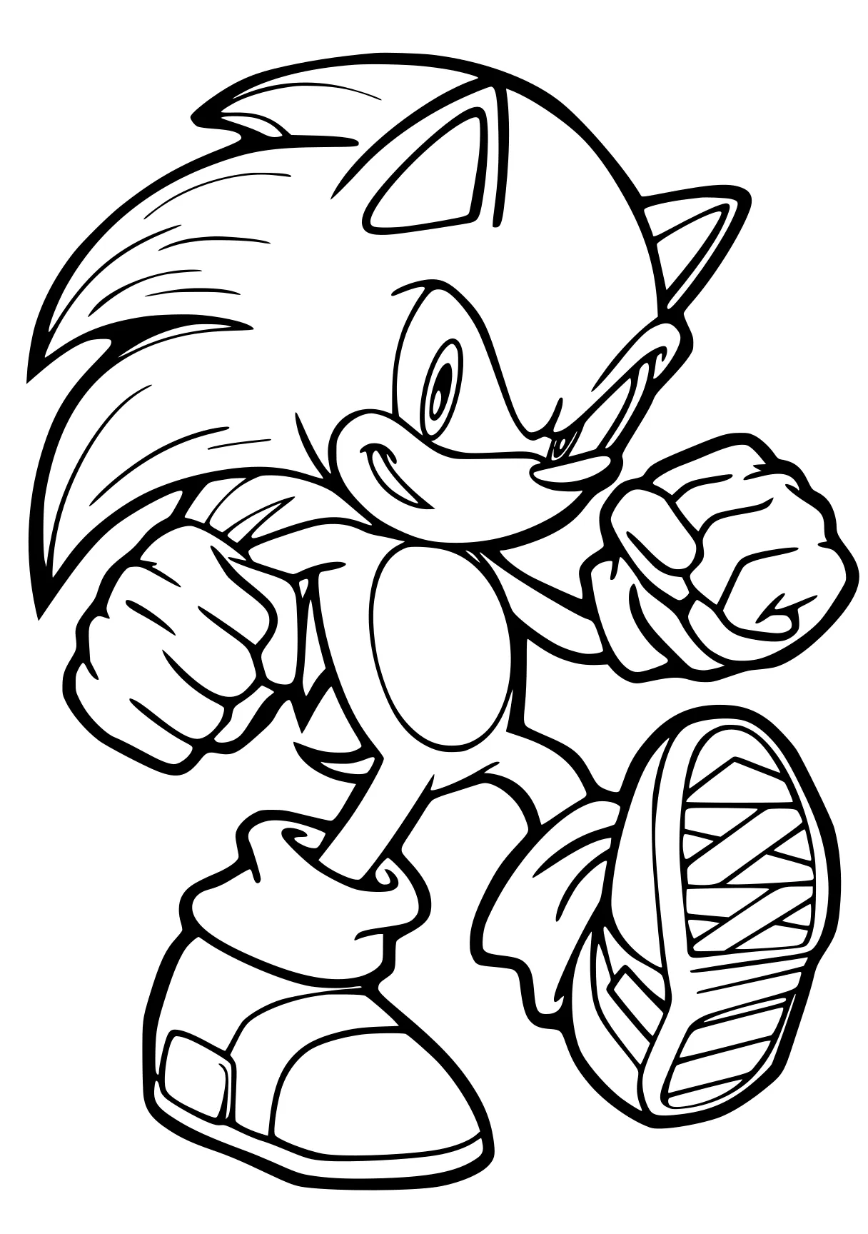 sonic coloring pages sonic, tails, knuckles, hedgehog, coloring, free page downloads