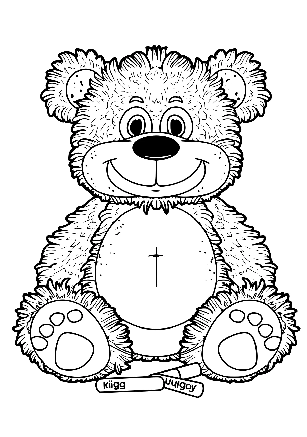 huggy wuggy colouring pages bear, teddy, fazbear, free coloring page downloads