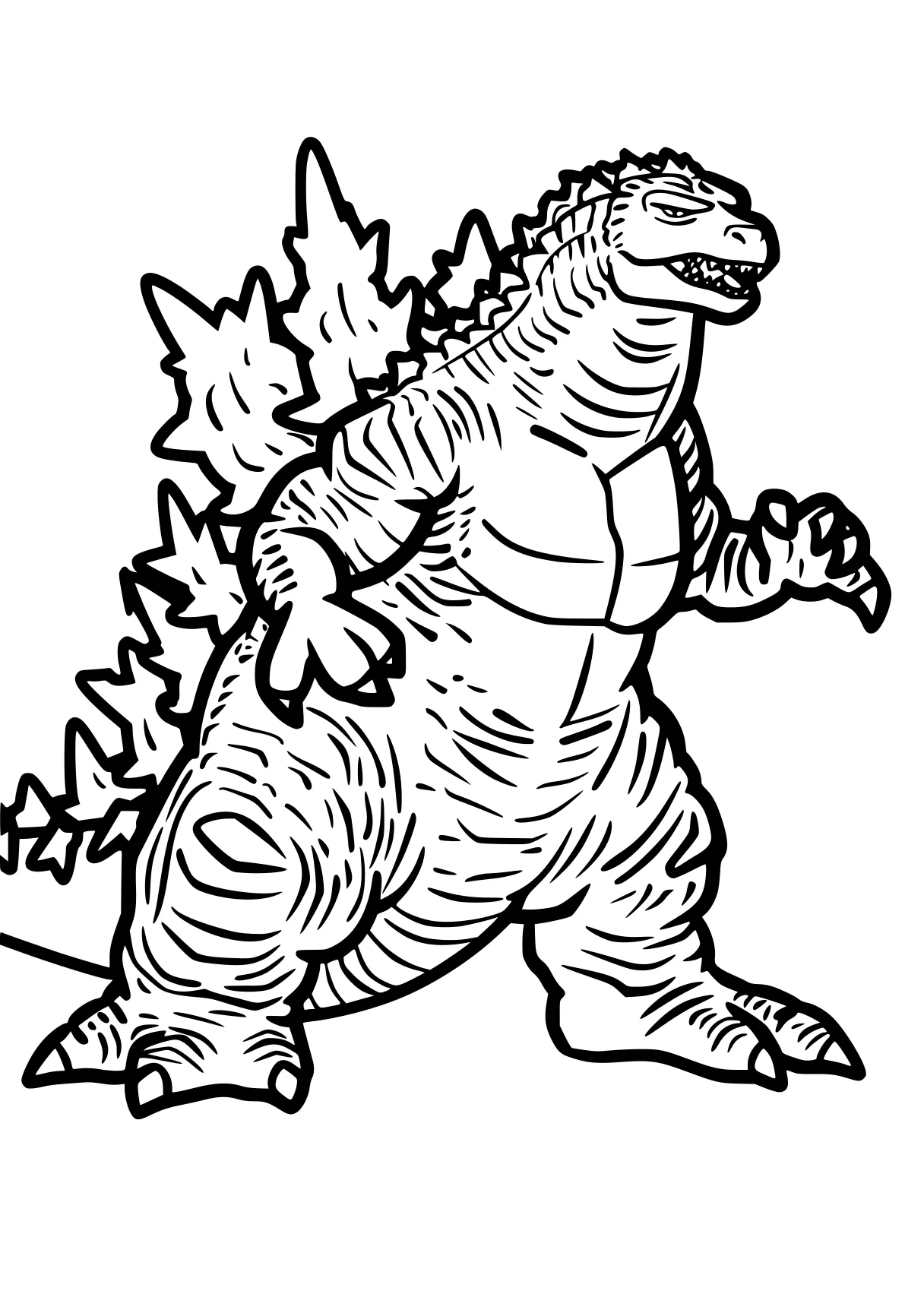 godzilla printable coloring pages godzilla, trex, t-rex, tyrannosaurus, dino, free page downloads