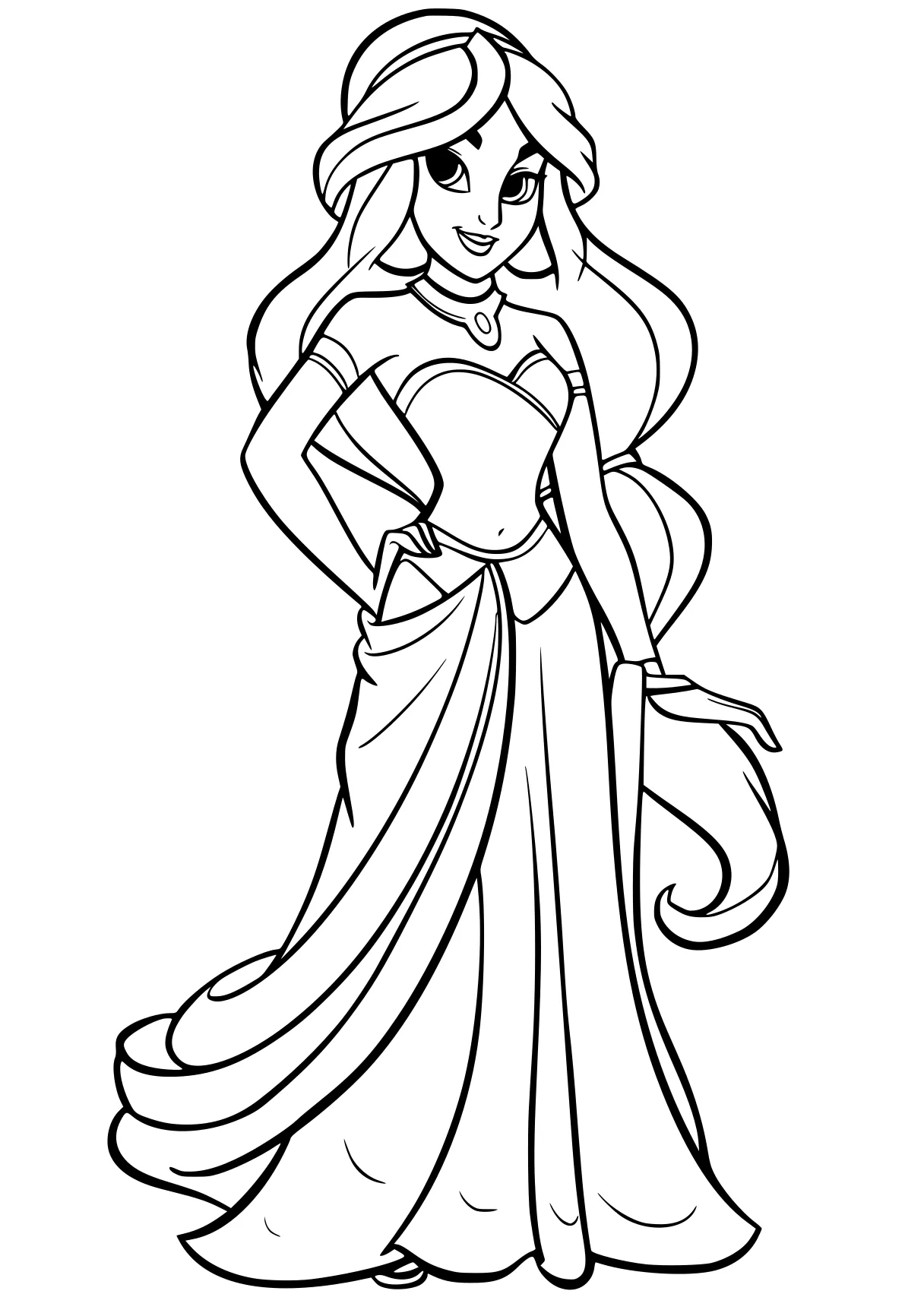 jasmine coloring pages jasmine, rapunzel, moana, free page downloads