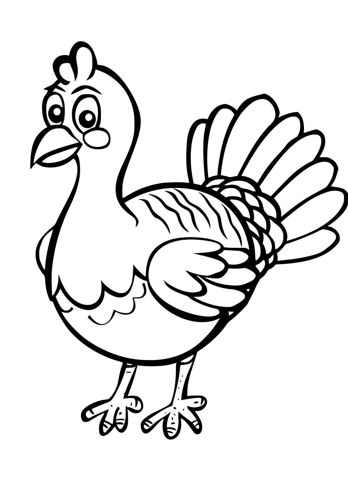 turkey coloring sheet rooster, turkey, thanksgiving, free page downloads