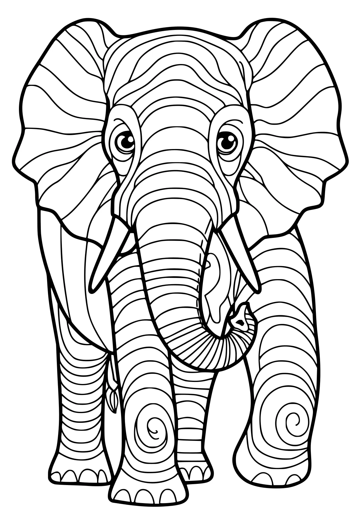 elephant coloring pages elephant, dumbo, illustrator, free page downloads