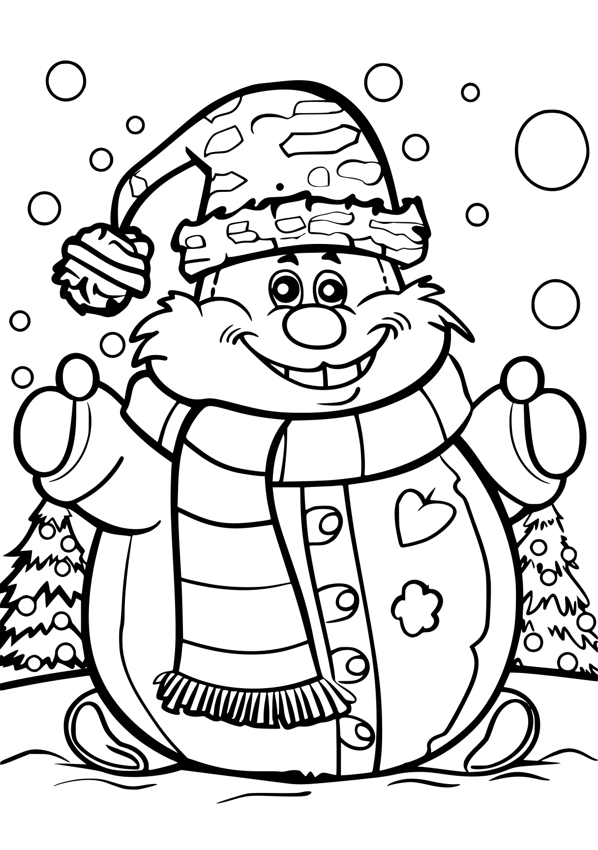 cool coloring pages snowman, claus, nutcracker, free page downloads