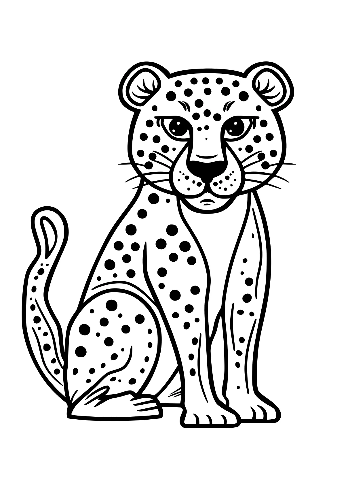 coloring pages printable free jaguar, cheetah, leopard, lion, panther, page downloads