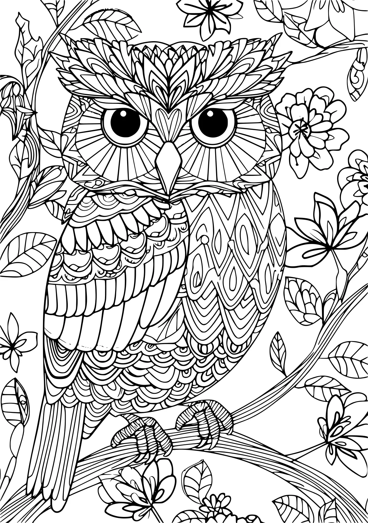 free color by number printables owl, colouring, illustrator, coloring page downloads