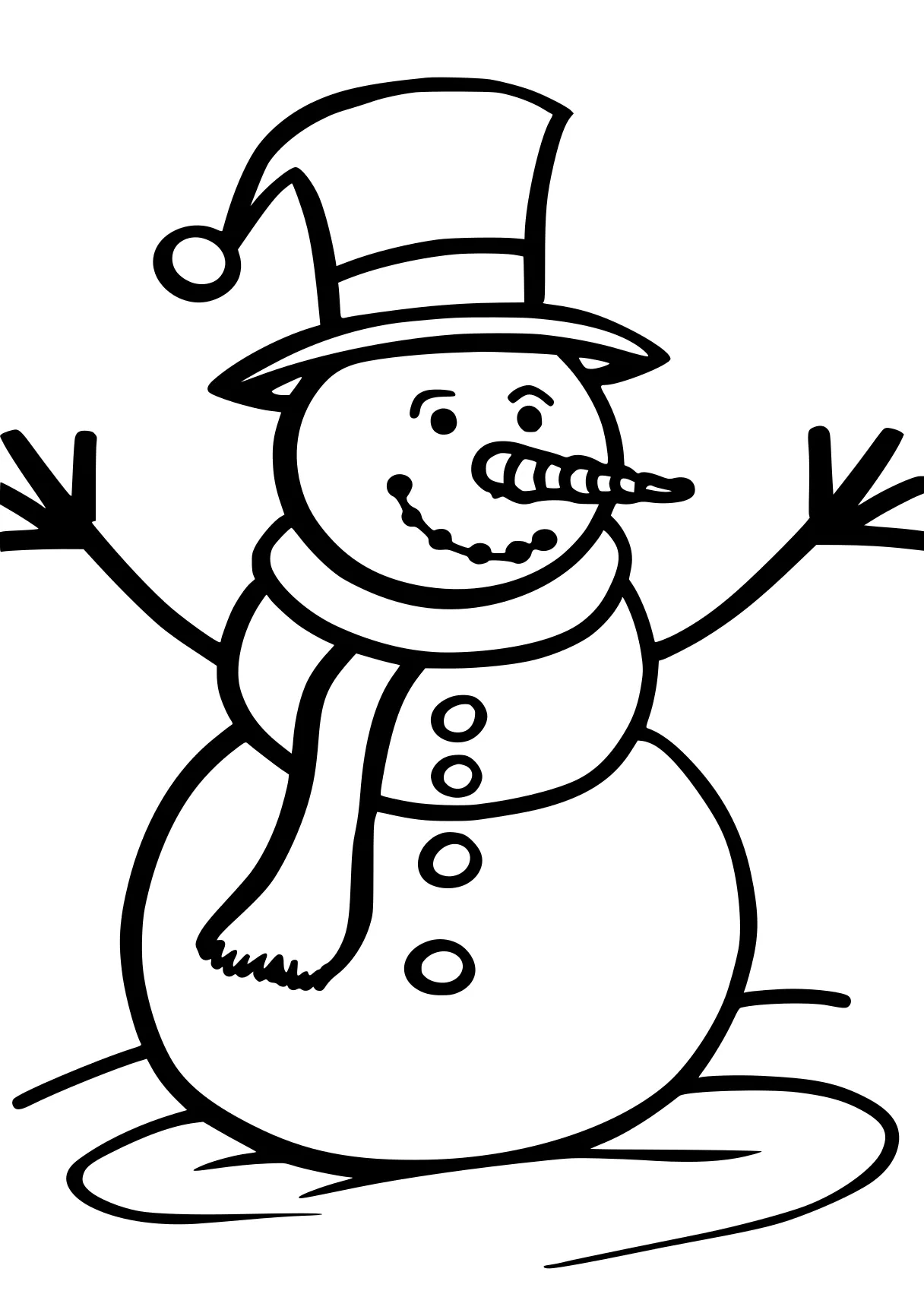 snowman coloring page snowman, olaf, claus, merry, free downloads