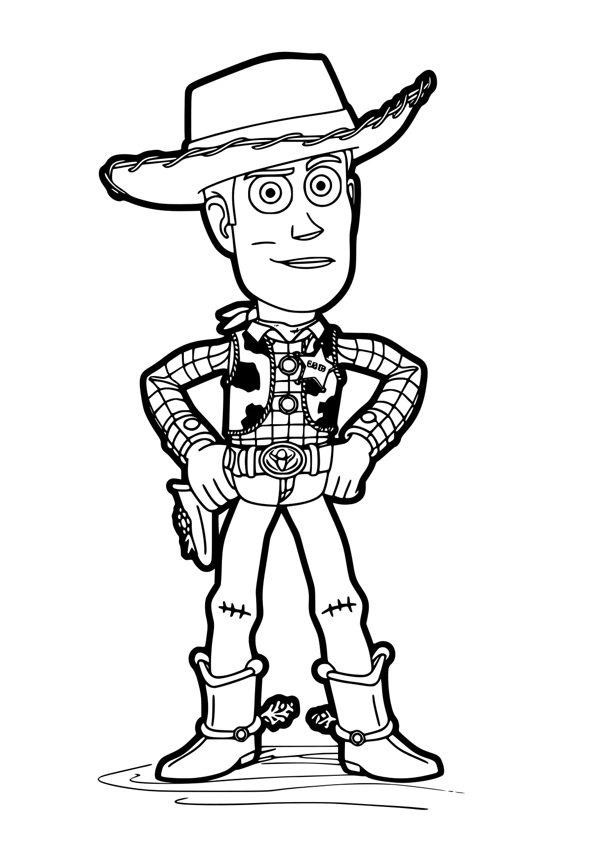 toy story coloring pages woody, scarecrow, ranger, pilgrim, arthur, free page downloads