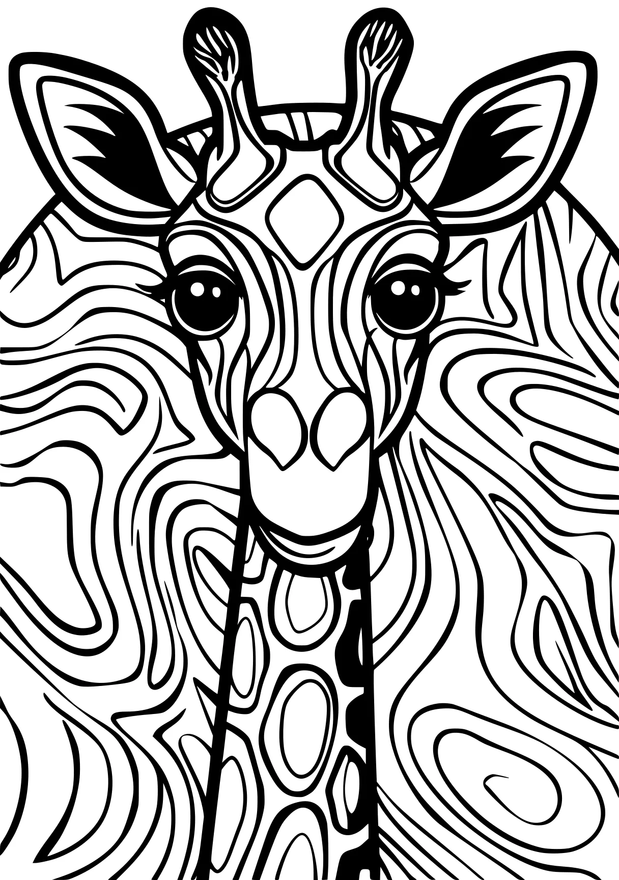 free printable coloring sheets deer, giraffe, zebra, moose, page downloads