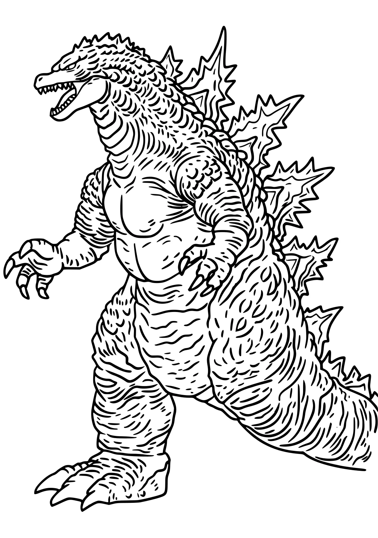 godzilla coloring pages godzilla, mechagodzilla, trex, tyrannosaurus, t-rex, free page downloads