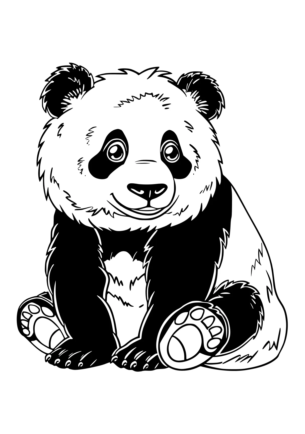 panda coloring sheet panda, bear, fazbear, kung, wan, free page downloads