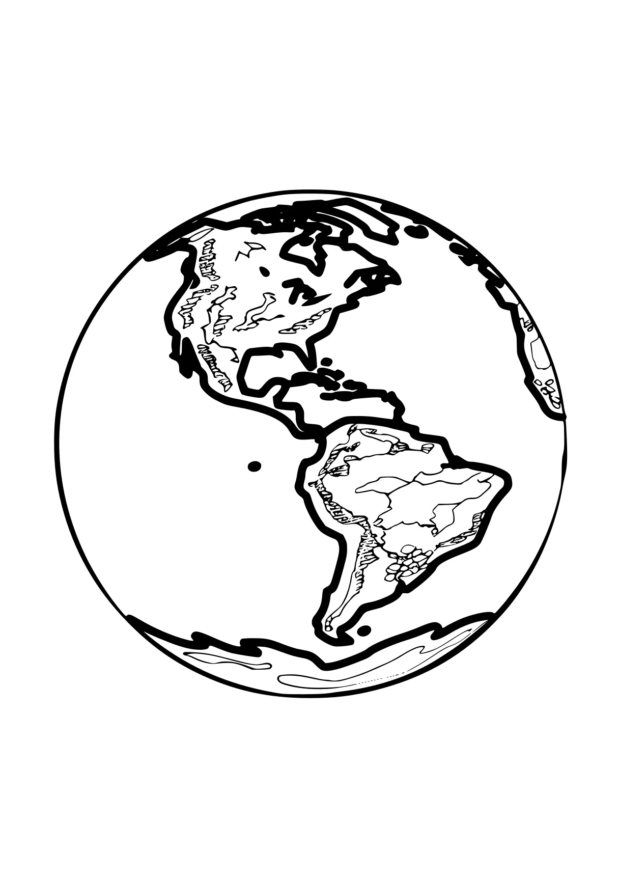 earth coloring page globe, earth, world, size, middle, free downloads