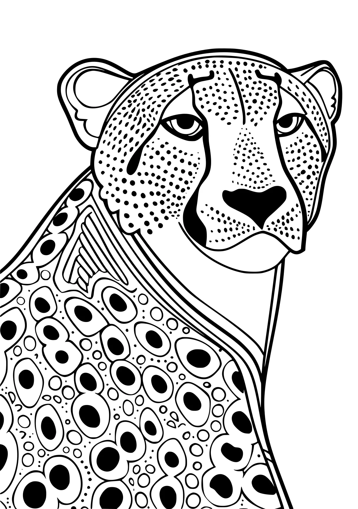 cheetah coloring page cheetah, jaguar, leopard, lion, free downloads