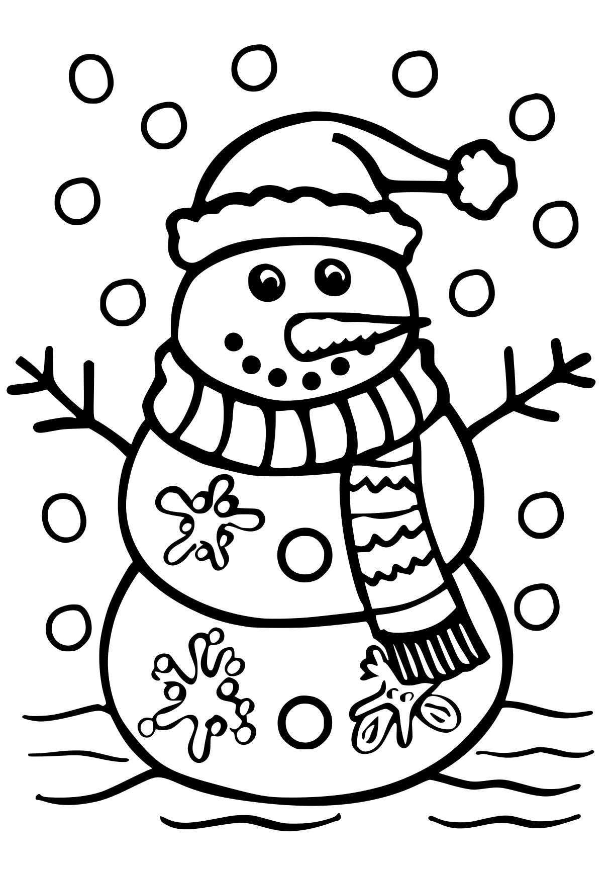 free printable christmas coloring pages snowman, winter, illustrator, page downloads