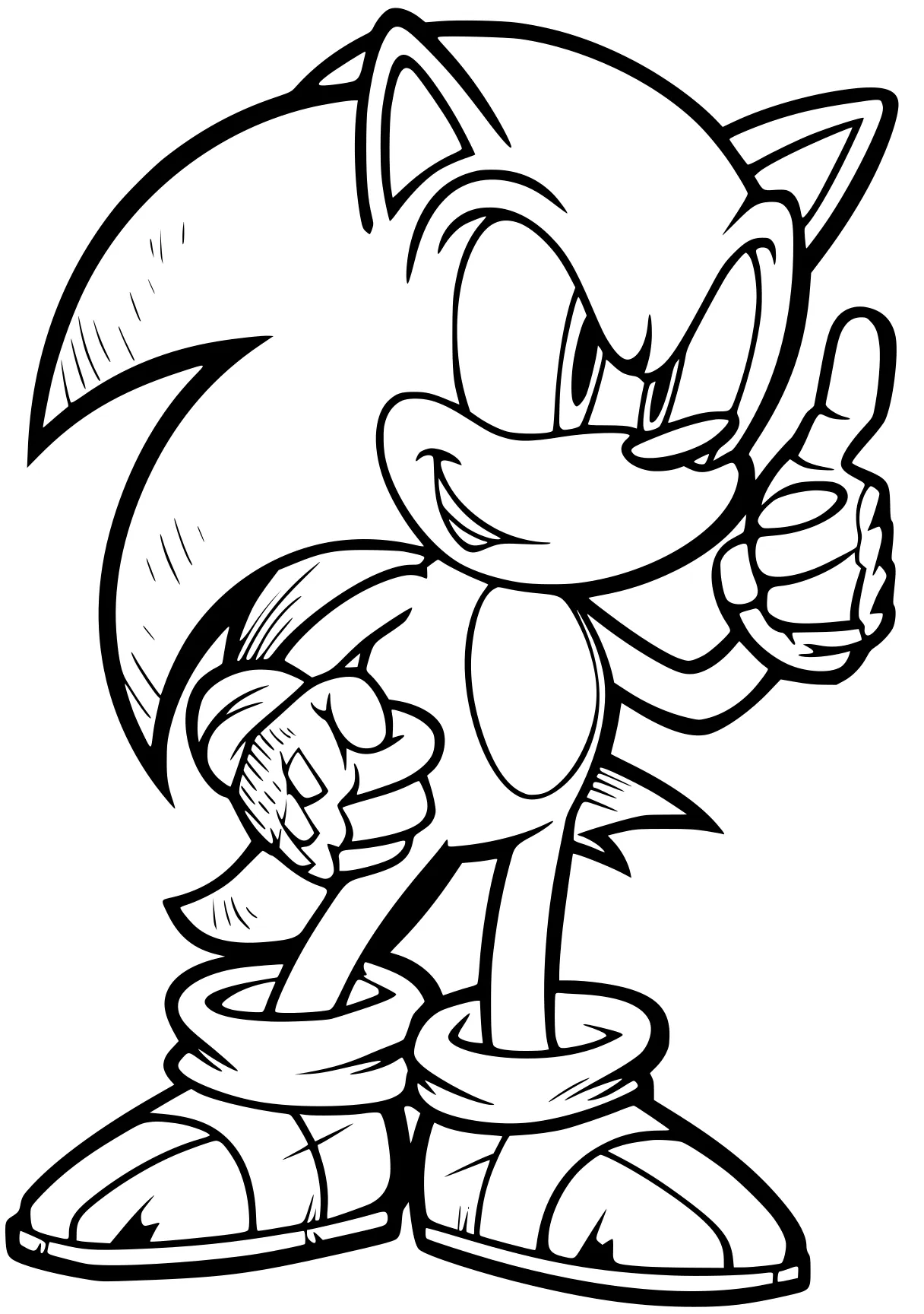 super sonic colouring pages knuckles, sonic, tails, hedgehog, bendy, free coloring page downloads