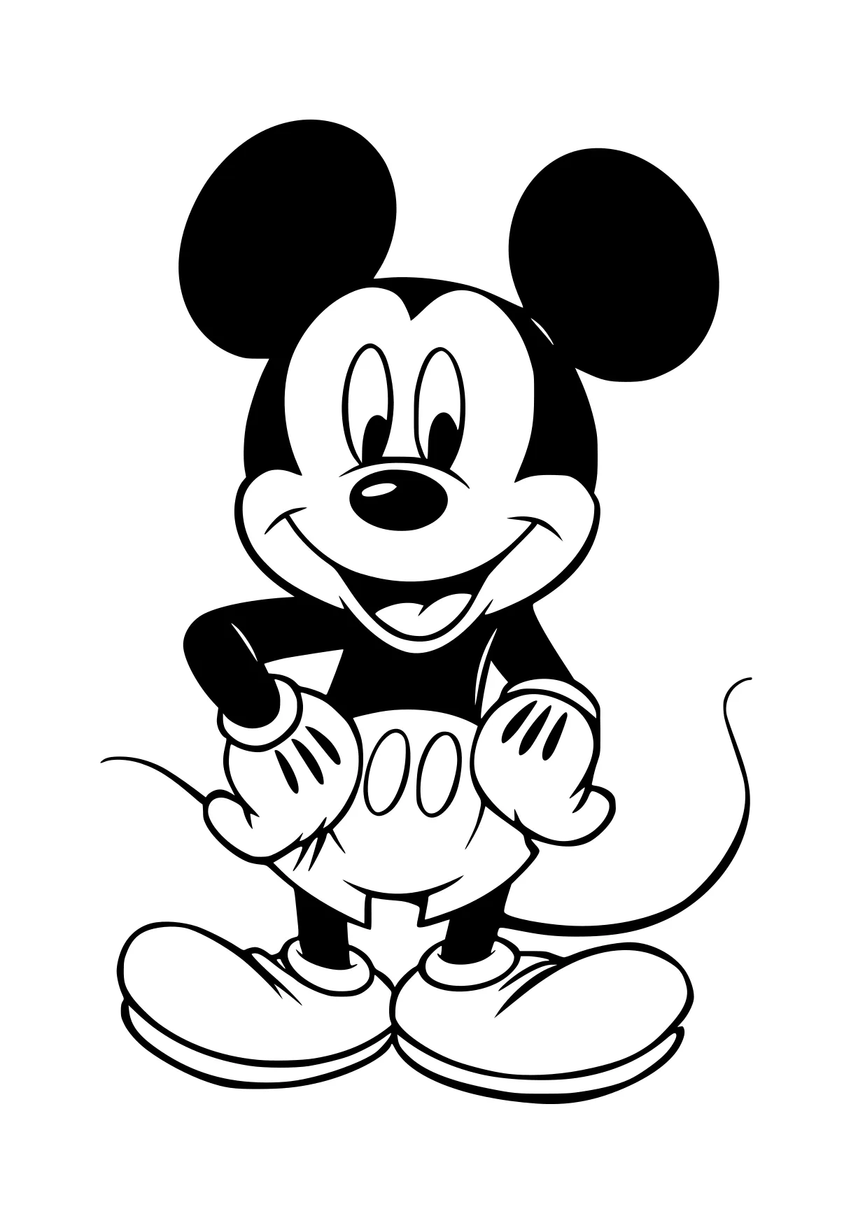 free coloring pages pdf format mickey, mouse, minnie, disney, disneyland, page downloads