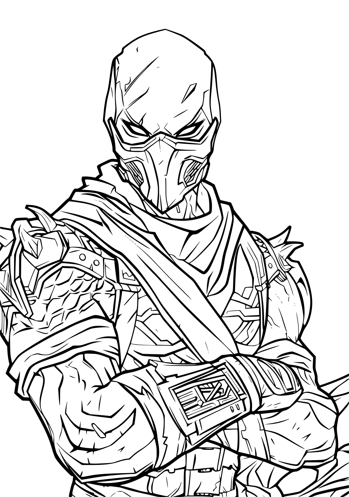 fortnite coloring page mandalorian, knight, pencils, scorpion, guard, free downloads