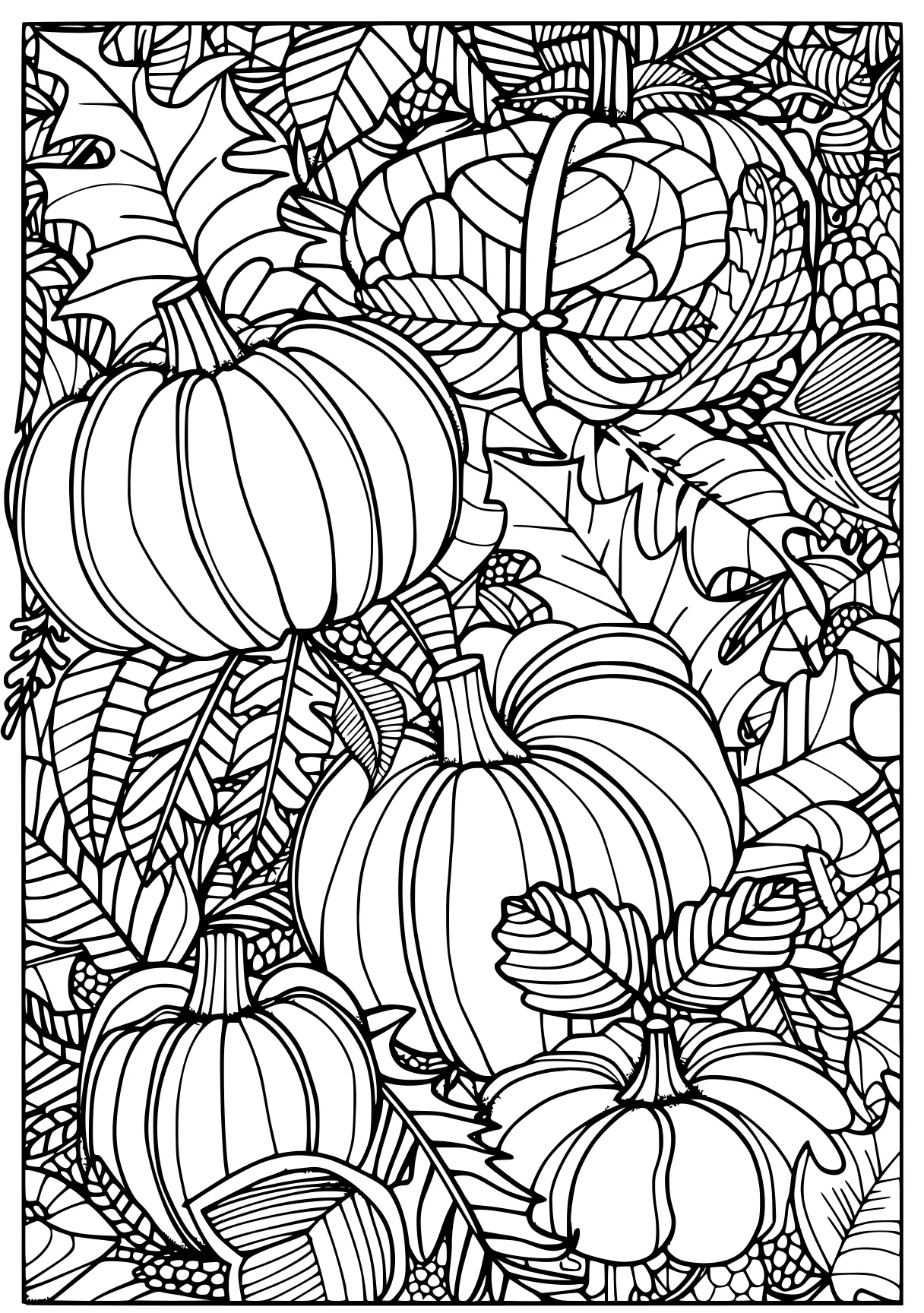 thanksgiving coloring pages, zentangle, colouring, pumpkin, free page downloads