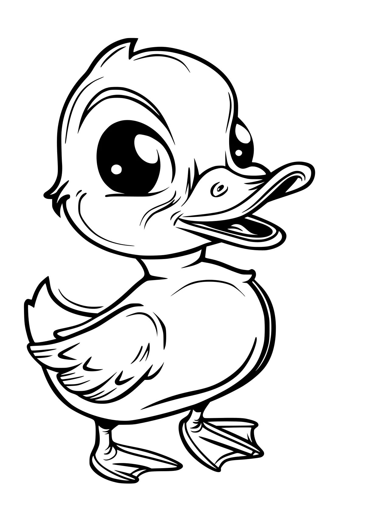 duck coloring page duck, donald, bird, squirtle, chick, free downloads