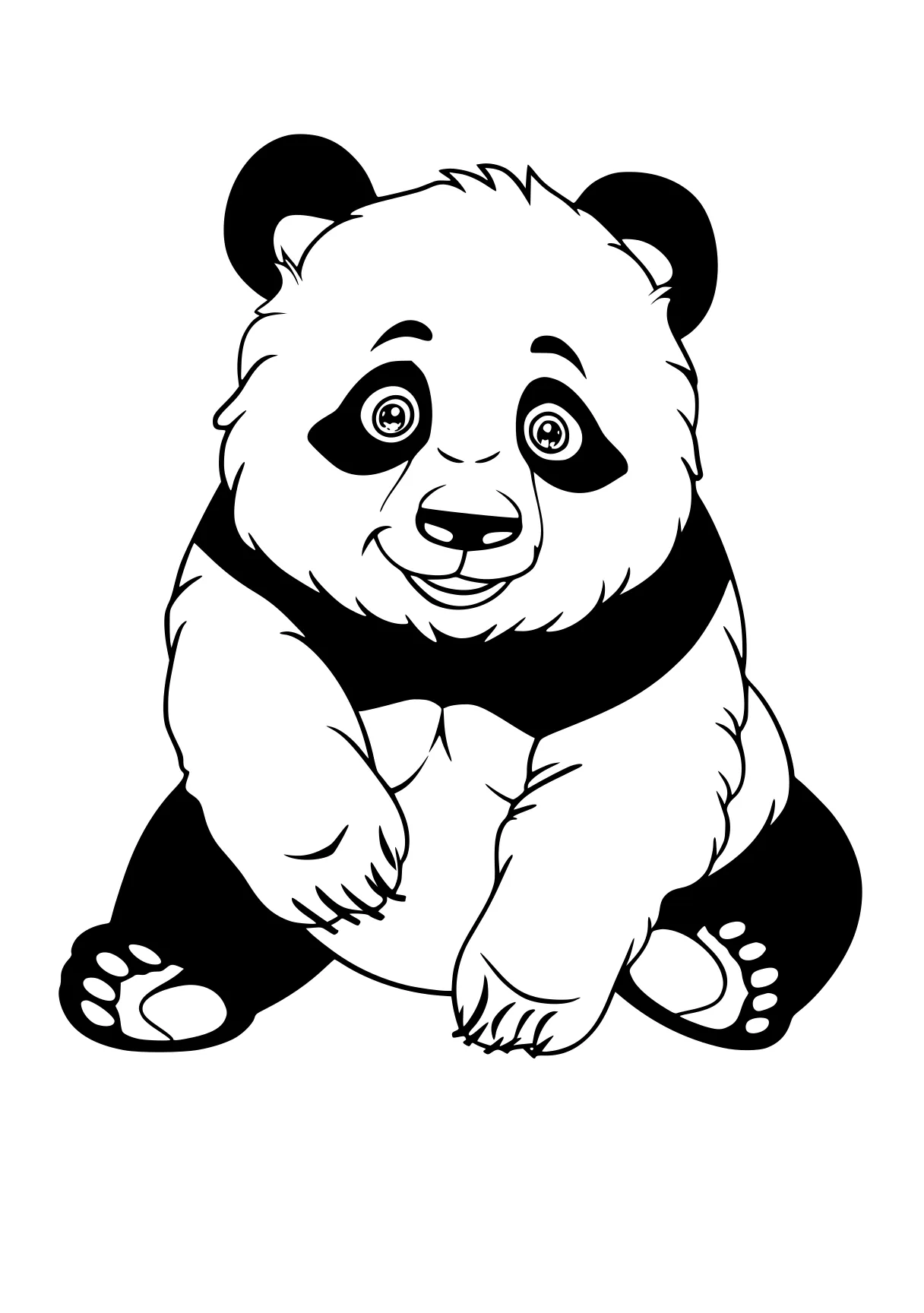 panda bear coloring pages panda, bear, kung, wan, banban, free page downloads