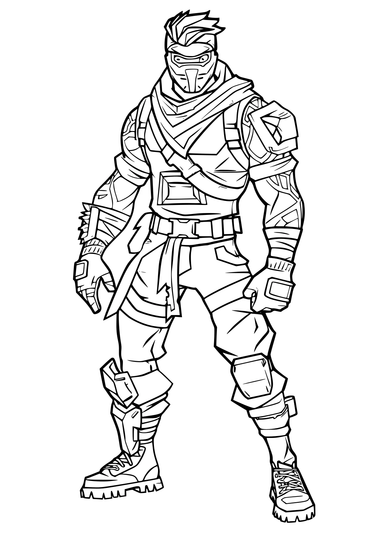 fortnite coloring page ranger, soldier, knight, guard, hunter, free downloads