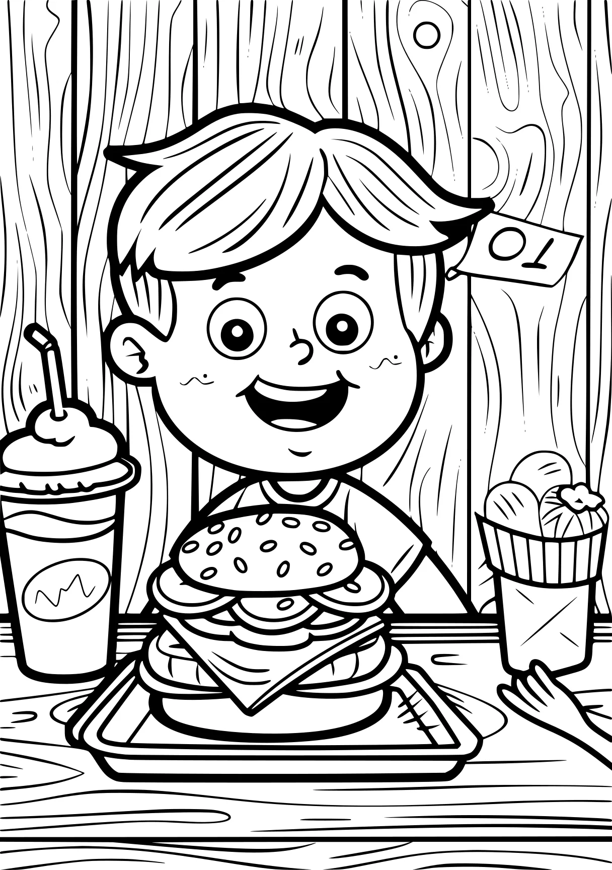 wednesday coloring page, freddy's, burger, coloring, free downloads