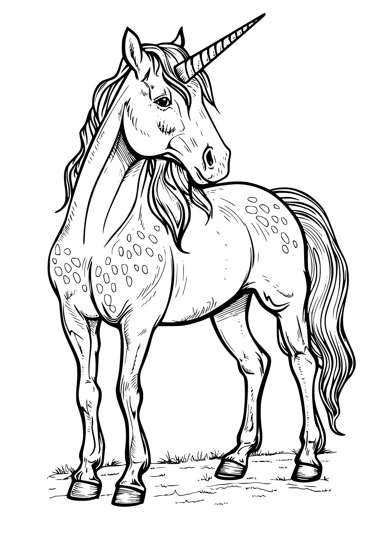 unicorn pictures to color horse, unicorn, pony, pegasus, caticorn, free coloring page downloads