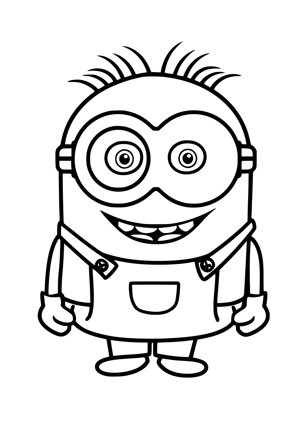 printable pictures to color minion, bart, bob, pororo, morty, free coloring page downloads