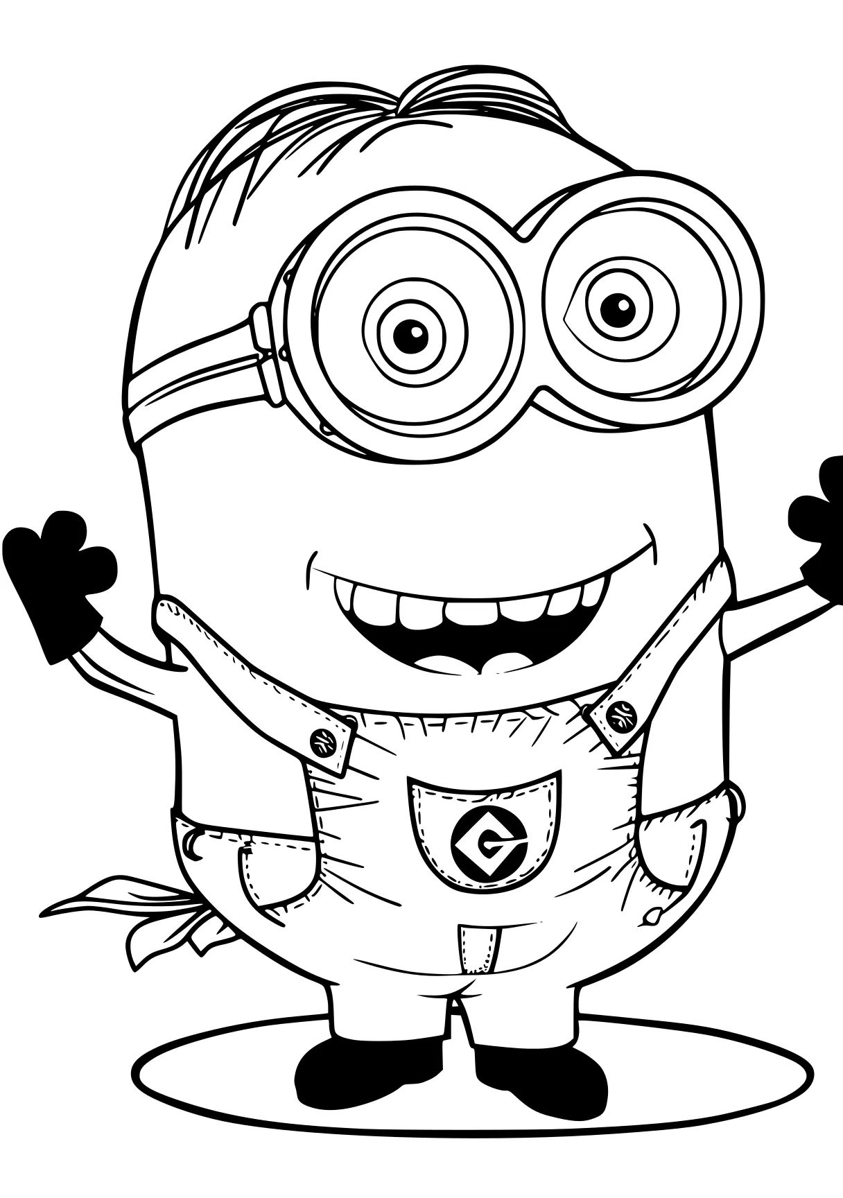 coloring pages minions minion, minions, pororo, unikitty, doraemon, free page downloads