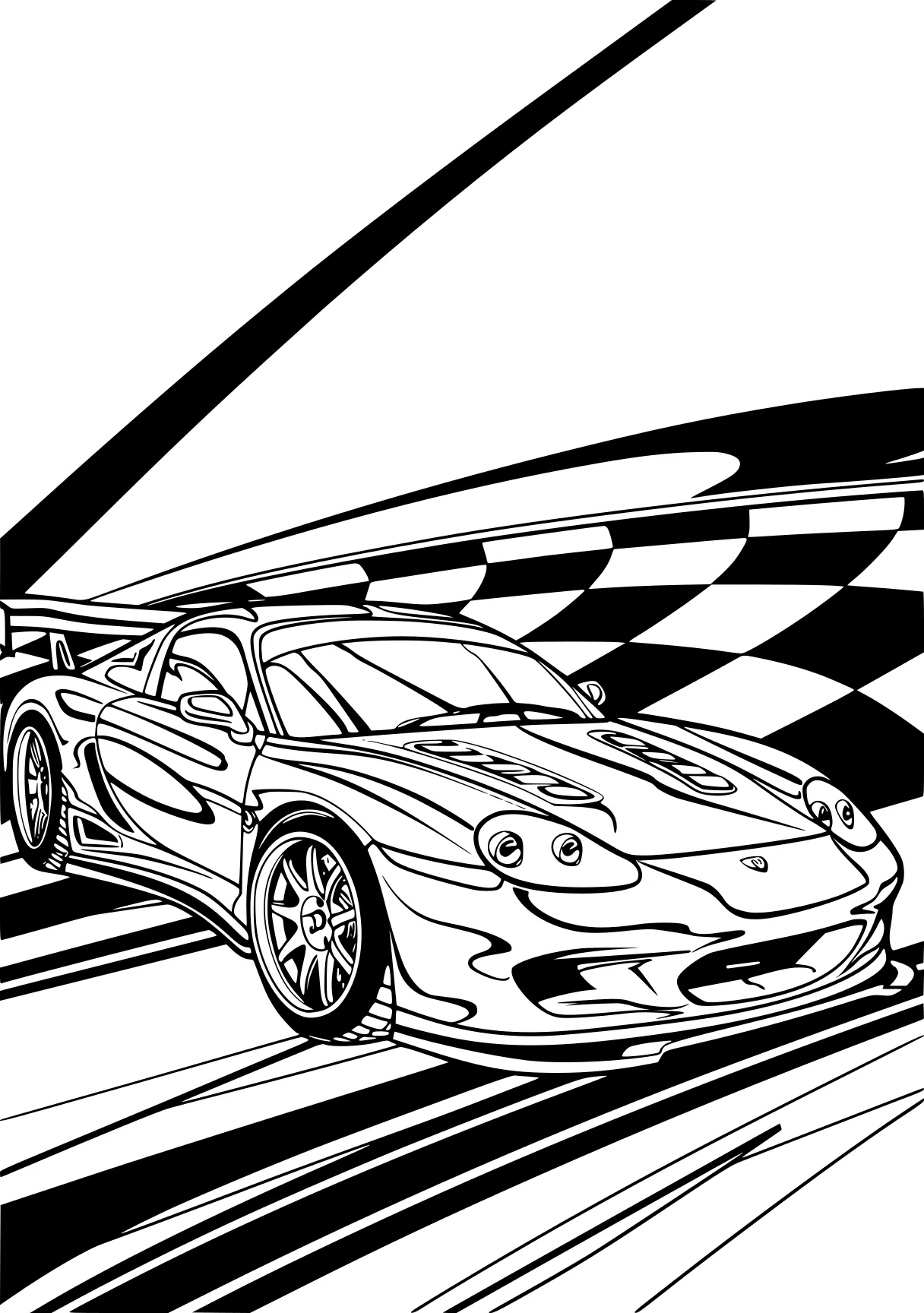 race car coloring page race, speed, cars, free downloads