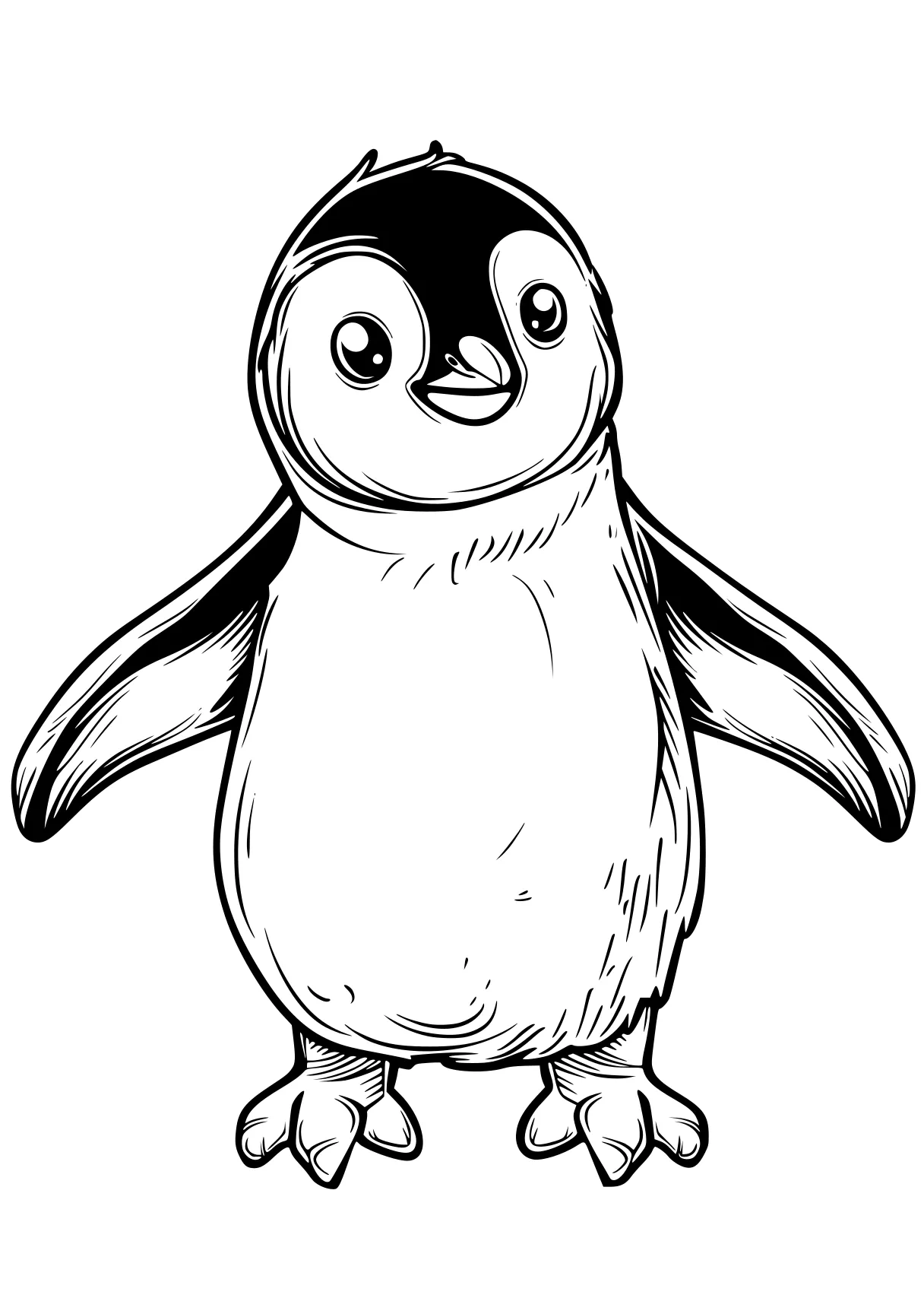 penguin coloring pages penguin, pororo, wan, zooba, olaf, free page downloads